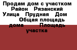 Продам дом с участком › Район ­ Рязанский › Улица ­ Прудная › Дом ­ 35 › Общая площадь дома ­ 37 › Площадь участка ­ 3 400 › Цена ­ 1 300 000 - Рязанская обл., Рязанский р-н, Наумово д. Недвижимость » Дома, коттеджи, дачи продажа   
